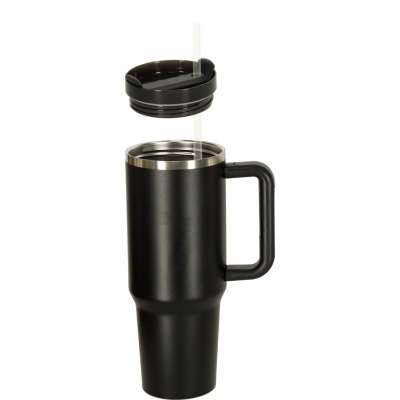 Thermal mug with handle thermos 1200ml black