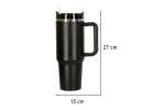Thermal mug with handle thermos 1200ml black 12