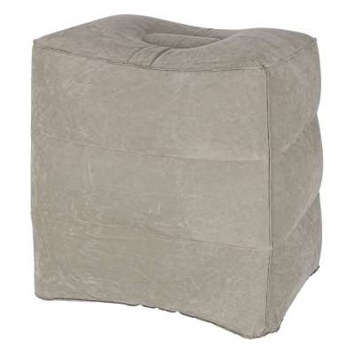 Tourist inflatable footrest grey