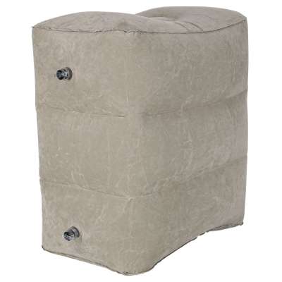 Tourist inflatable footrest grey