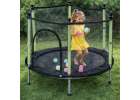 Trampoline for home garden for kids ball net 140cm 55inch green 7