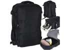 Travel backpack luggage black 45x30 cm 1
