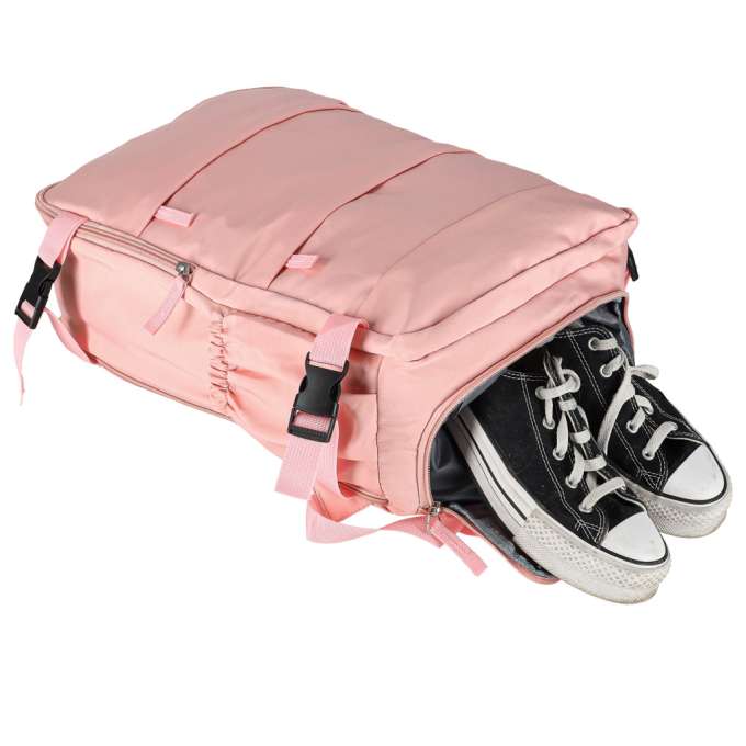 Travel backpack luggage pink 45x30 cm