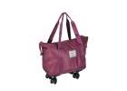 Travel bag on wheels foldable 3 sizes fiol 9