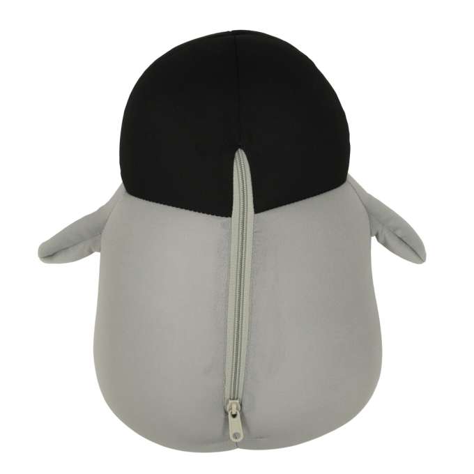 Travel cushion 2in1 neck cornet for car aeroplane penguin mascot
