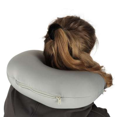 Travel cushion 2in1 neck cornet for car aeroplane penguin mascot