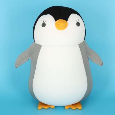 Travel cushion 2in1 neck cornet for car aeroplane penguin mascot