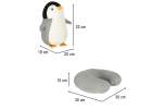 Travel cushion 2in1 neck cornet for car aeroplane penguin mascot 15