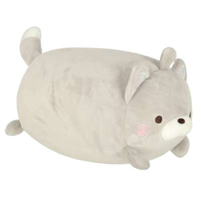 Travel cushion 2in1 neck roll for aeroplane car mascot cat