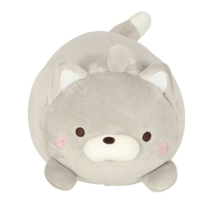 Travel cushion 2in1 neck roll for aeroplane car mascot cat