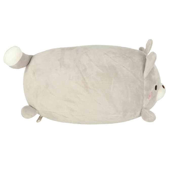 Travel cushion 2in1 neck roll for aeroplane car mascot cat