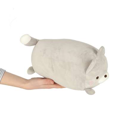 Travel cushion 2in1 neck roll for aeroplane car mascot cat