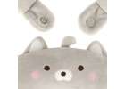 Travel cushion 2in1 neck roll for aeroplane car mascot cat 10