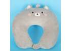 Travel cushion 2in1 neck roll for aeroplane car mascot cat 7