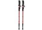 Trekking poles for Nordic walking folding 2 pieces red 2