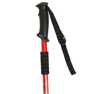 Trekking poles for Nordic walking folding 2 pieces red