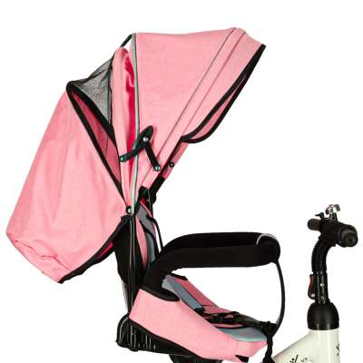 Trike Fix 3in1 tricycle with canopy swivel adjustable stroller guide strap V3 pink