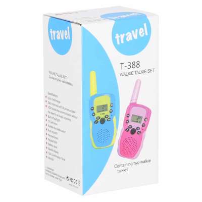 Walkie talkie walkie talkie for children set 2 pieces