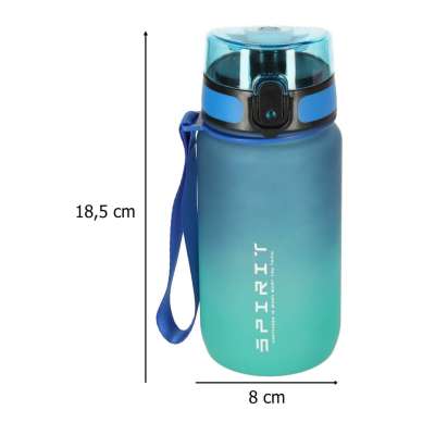 Water bottle bidon 600ml blue-green