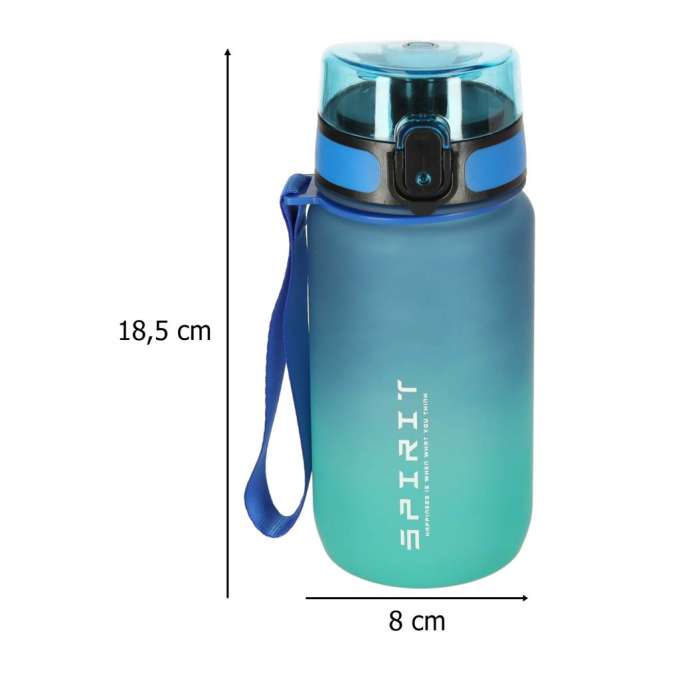 Water bottle bidon 600ml blue-green