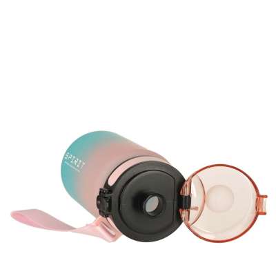 Water bottle bidon 600ml pink and blue