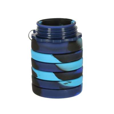 Water bottle bidon folding 500ml blue