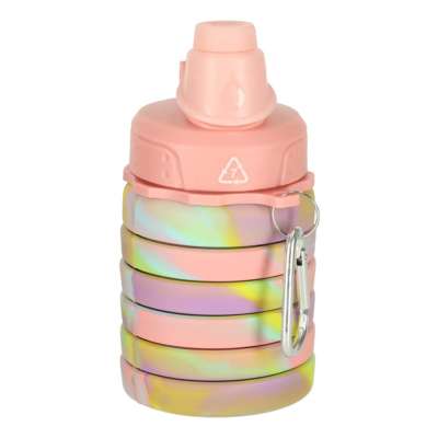 Water bottle bidon folding 500ml rainbow