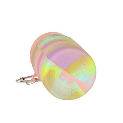 Water bottle bidon folding 500ml rainbow