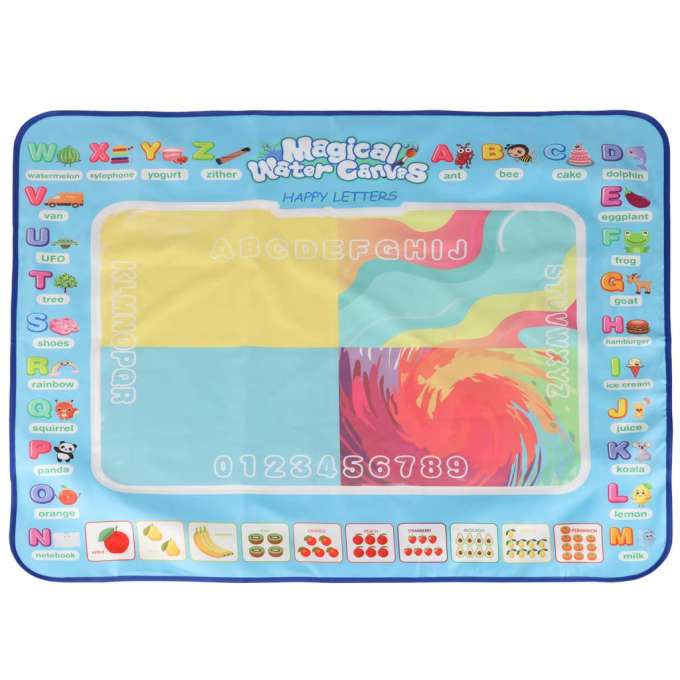 Water mat for painting water drawing markers stamps stencils roller 100x80cm alphabet