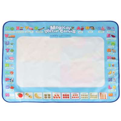 Water mat for painting water drawing markers stamps stencils roller 100x80cm alphabet