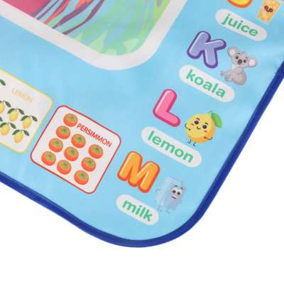 Water mat for painting water drawing markers stamps stencils roller 100x80cm alphabet