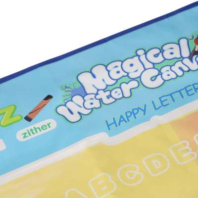 Water mat for painting water drawing markers stamps stencils roller 100x80cm alphabet