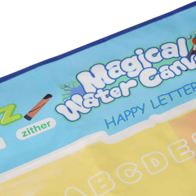 Water mat for painting water drawing markers stamps stencils roller 100x80cm alphabet