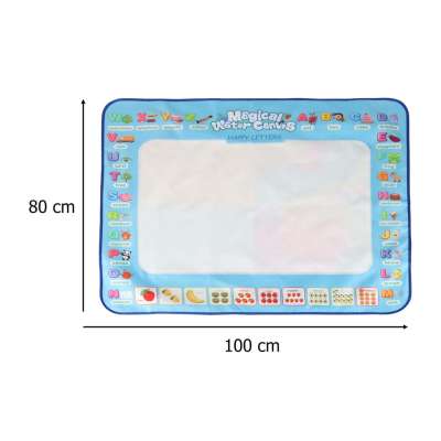Water mat for painting water drawing markers stamps stencils roller 100x80cm alphabet