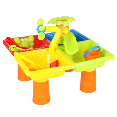 Water table four piece paddle watering can stool