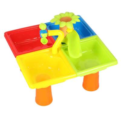 Water table four piece paddle watering can stool