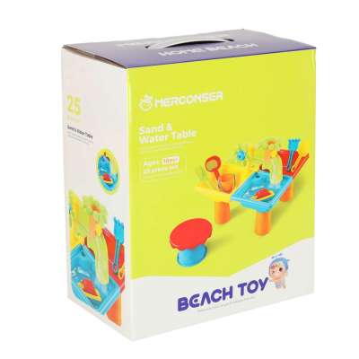 Water table four piece paddle watering can stool