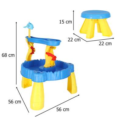 Water table sand and water track two levels acce