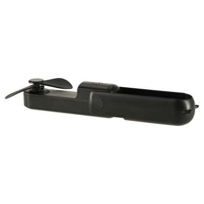 Wiatrak biurkowy wentylator mini ręczny składany wiatraczek przenośny USB czarny