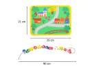 Wooden blocks for threading board board cars vehicles 13