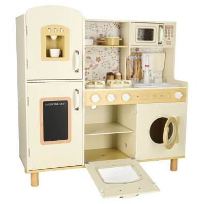 Wooden kitchen water tap sounds lights 90cm