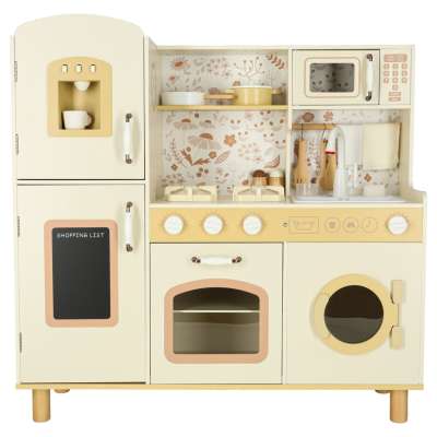 Wooden kitchen water tap sounds lights 90cm