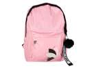 Youth single compartment school backpack pink 3