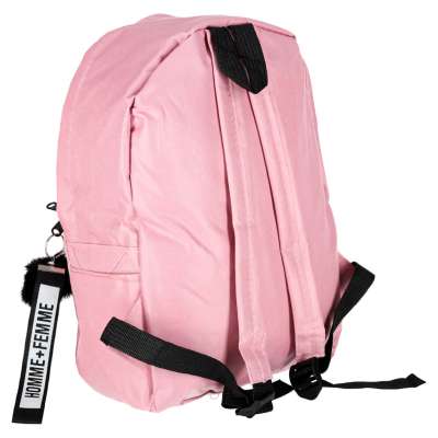 Youth single compartment school backpack pink