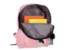Youth single compartment school backpack pink 7