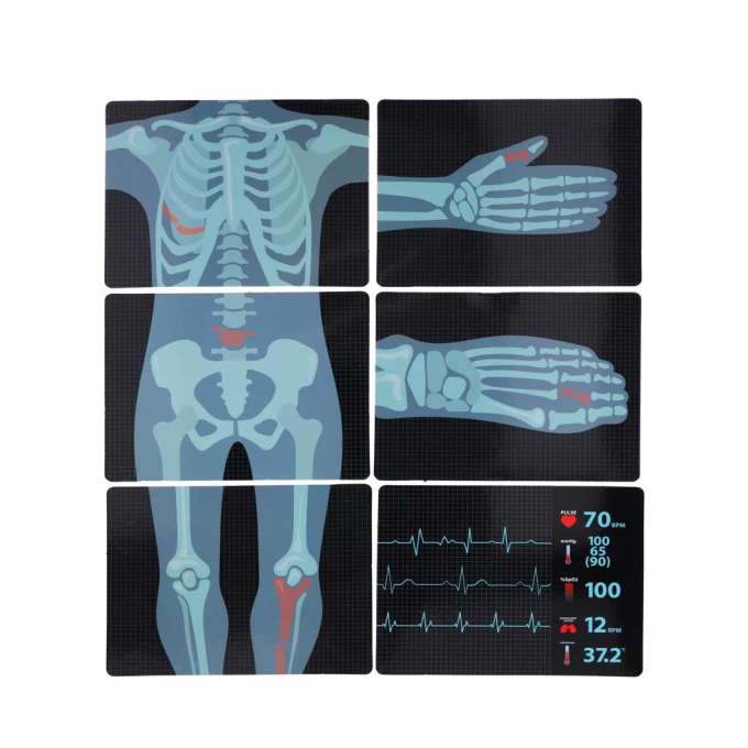 Zestaw lekarza stacja medyczna mały doktor 34 elementY