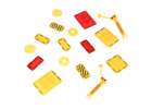 3D construction magnetic blocks 90 elements 4