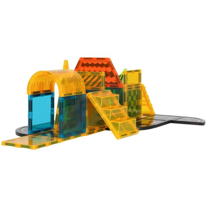 3D construction magnetic blocks construction vehicles 50 elements
