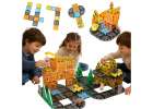 3D construction magnetic building blocks construction machinery 92 pieces 1