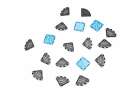 3D construction magnetic building blocks construction machinery 92 pieces 9
